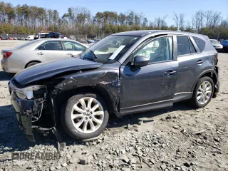 2013 Mazda CX-5 Grand Touring with VIN JM3KE4DE6D0165572, listed as a Copart auction lot 46430295 with 178,967 mi miles and Salvage Title. Bid and sale history available at carsss.com. Image 1.