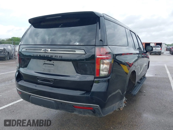 2022 Chevrolet Suburban Z71 with VIN 1GNSKDKD7NR151681, listed as a IAAI auction lot 41991670 with 57,090 mi miles and . Bid and sale history available at DreamBid. Image 4.