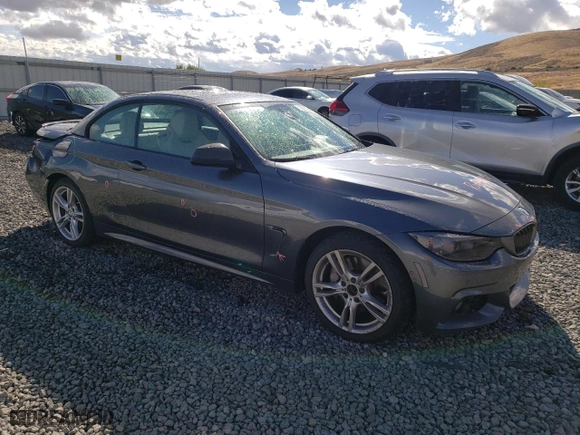 2016 BMW 4 Series 435i xDrive with VIN WBA3T7C59G5A38196, listed as a Copart auction lot 76513064 with 88,006 mi miles and Salvage Title. Bid and sale history available at carsss.com. Image 4.