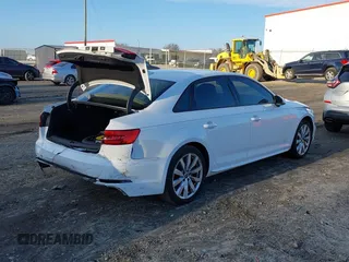 2017 Audi A4 Season of Audi ultra Premium with VIN WAUKMAF41HN050477, listed as a IAAI auction lot 41329827 with 88,265 mi miles. Bid and sale history available at carsss.com. Image 4.