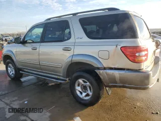 2002 Toyota Sequoia SR5 with VIN 5TDZT34A42S061905, listed as a Copart auction lot 86990884 with 198,024 mi miles and Clean Title. Bid and sale history available at carsss.com. Image 2.
