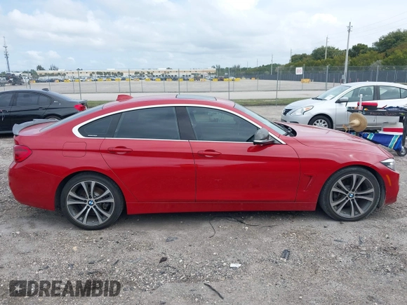 2019 BMW 4 Series 430i with VIN WBA4J1C52KBM16194, listed as a IAAI auction lot 41985890 with 74,788 mi miles and . Bid and sale history available at carsss.com. Image 14.