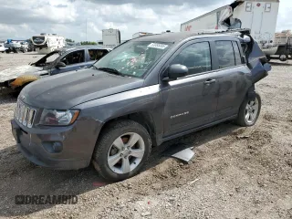 2017 Jeep Compass Sport SE with VIN 1C4NJCBA4HD146366, listed as a Copart auction lot 53088095 with 144,309 mi miles and Salvage title. Bid and sale history available at DreamBid. Image 1.