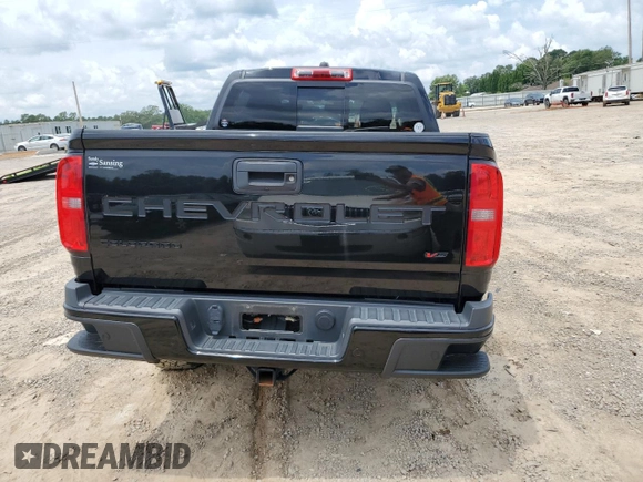 2022 Chevrolet Colorado 4WD Z71 with VIN 1GCGTDEN9N1268483, listed as a Copart auction lot 64638865 with 61,611 mi miles and Salvage title. Bid and sale history available at DreamBid. Image 6.