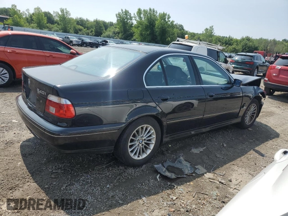 2003 BMW 5 Series 540i with VIN WBADN63413GN89699, listed as a Copart auction lot 60373545 with 243,882 mi miles and Clean title. Bid and sale history available at DreamBid. Image 3.