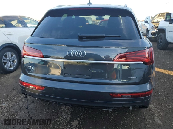 2024 Audi Q5 Premium with VIN WA1ABAFY0R2022982, listed as a Copart auction lot 79828544 with 3,711 mi miles and Salvage Title. Bid and sale history available at carsss.com. Image 6.