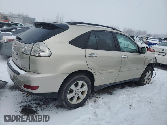 2008 Lexus RX 350 with VIN 2T2HK31UX8C060039, listed as a Copart auction lot 87805845 with 191,381 mi miles and Clean Title. Bid and sale history available at DreamBid. Image 3.