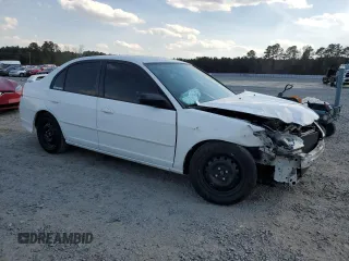 2004 Honda Civic LX with VIN 2HGES16524H500124, listed as a Copart auction lot 50806175 with 80,232 mi miles and Salvage Title. Bid and sale history available at DreamBid. Image 4.