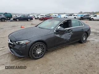 2022 Mercedes-Benz C 300 with VIN W1KAF4GB4NR018480, listed as a Copart auction lot 44809485 with 24,373 mi miles and Salvage Title. Bid and sale history available at DreamBid. Image 1.