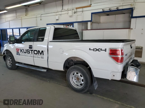 2012 Ford F-150 XL with VIN 1FTFX1EF1CFB86089, listed as a Copart auction lot 69566514 with 0 mi miles and Salvage Title. Bid and sale history available at carsss.com. Image 2.