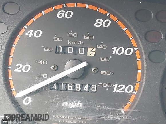 2000 Honda CR-V SE with VIN JHLRD1877YC047395, listed as a IAAI auction lot 40574334 with 416,948 mi miles. Bid and sale history available at carsss.com. Image 15.