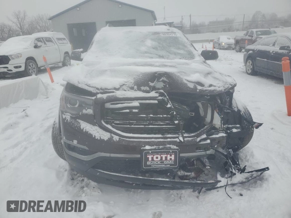 2017 GMC Acadia SLT with VIN 1GKKNVLS8HZ218526, listed as a Copart auction lot 88304715 with 58,880 mi miles and Salvage Title. Bid and sale history available at carsss.com. Image 5.