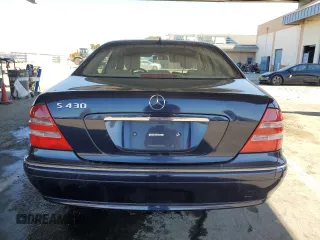 2001 Mercedes-Benz S-Class with VIN WDBNG70J81A180714, listed as a Copart auction lot 46753165 with 194,528 mi miles and Clean Title. Bid and sale history available at carsss.com. Image 6.