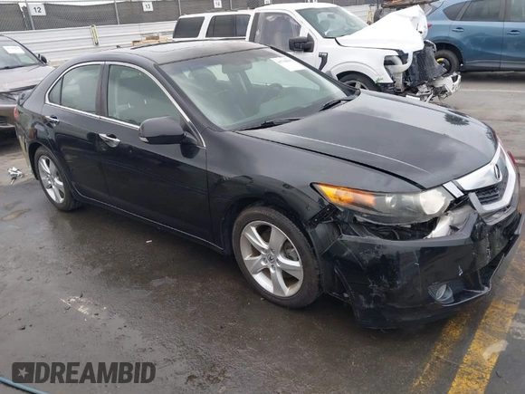 2010 Acura TSX with VIN JH4CU2F6XAC015242, listed as a IAAI auction lot 41735075 with 55,417 mi miles. Bid and sale history available at carsss.com. Image 1.