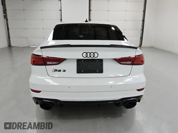 2019 Audi RS 3 with VIN WUABWGFF8KA905081, listed as a Copart auction lot 54592515 with 74,616 mi miles and Salvage title. Bid and sale history available at DreamBid. Image 6.