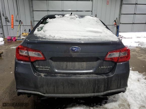 2019 Subaru Legacy Premium with VIN 4S3BNAF66K3014921, listed as a Copart auction lot 43322635 with 0 mi miles and Salvage Title. Bid and sale history available at carsss.com. Image 6.