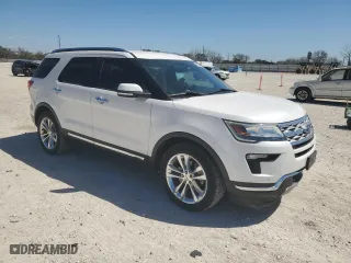 2018 Ford Explorer Limited with VIN 1FM5K7FH8JGC07438, listed as a Copart auction lot 48600075 with 77,580 mi miles and Salvage Title. Bid and sale history available at carsss.com. Image 4.