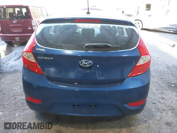 2015 Hyundai Accent GS with VIN KMHCT5AE6FU209512, listed as a IAAI auction lot 41876988 with 111,378 mi miles. Bid and sale history available at carsss.com. Image 16.
