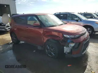 2021 Kia Soul LX with VIN KNDJ23AU4M7793074, listed as a Copart auction lot 48712275 with 64,483 mi miles and Salvage Title. Bid and sale history available at carsss.com. Image 4.