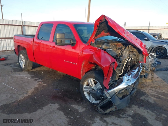 2007 Chevrolet Silverado 1500 LT w/1LT with VIN 3GCEC13J57G535161, listed as a IAAI auction lot 41282921 with 1 mi miles. Bid and sale history available at carsss.com. Image 1.