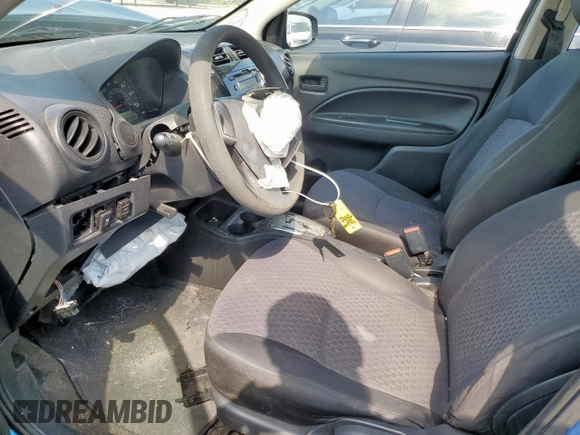 2017 Mitsubishi Mirage ES z VIN ML32A3HJ9HH022423, wystawiony jako Copart lot #53426955 z przebiegiem 89 140 mil mil oraz Szkoda całkowita • Salvage title. Historia ofert i sprzedaży dostępna na DreamBid. Obrazek 7.