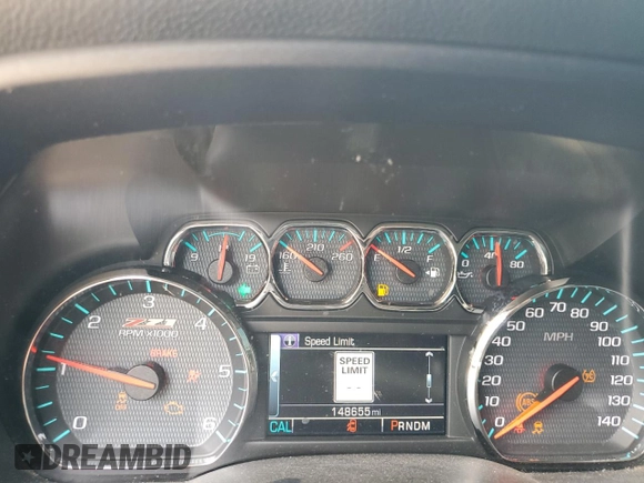 2015 Chevrolet Silverado 1500 LT with VIN 3GCUKREC2FG415389, listed as a Copart auction lot 53994135 with 148,655 mi miles and Salvage Title. Bid and sale history available at DreamBid. Image 9.