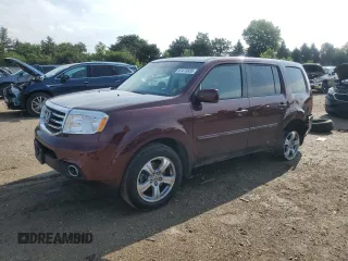 2012 Honda Pilot EX-L with VIN 5FNYF4H51CB016576, listed as a Copart auction lot 61473835 with 159,203 mi miles and Salvage title. Bid and sale history available at DreamBid. Image 1.