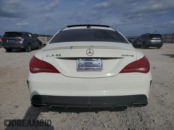 2014 Mercedes-Benz CLA 45 AMG with VIN WDDSJ5CB1EN104951, listed as a Copart auction lot 86625074 with 84,797 mi miles and Salvage title. Bid and sale history available at DreamBid. Image 6.