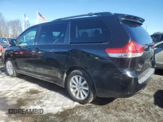 2013 Toyota Sienna LE with VIN 5TDJK3DC6DS063871, listed as a Copart auction lot 47180495 with 214,404 mi miles and Clean Title. Bid and sale history available at carsss.com. Image 2.
