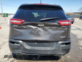 2015 Jeep Cherokee Latitude with VIN 1C4PJLCS0FW707387, listed as a Copart auction lot 48953465 with 140,965 mi miles and Salvage Title. Bid and sale history available at carsss.com. Image 6.
