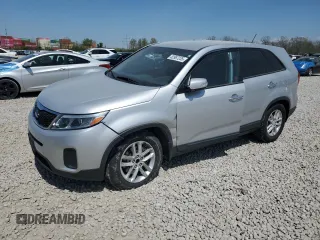2014 Kia Sorento LX with VIN 5XYKT3A64EG495373, listed as a Copart auction lot 53967235 with 147,942 mi miles and Salvage Title. Bid and sale history available at carsss.com. Image 1.