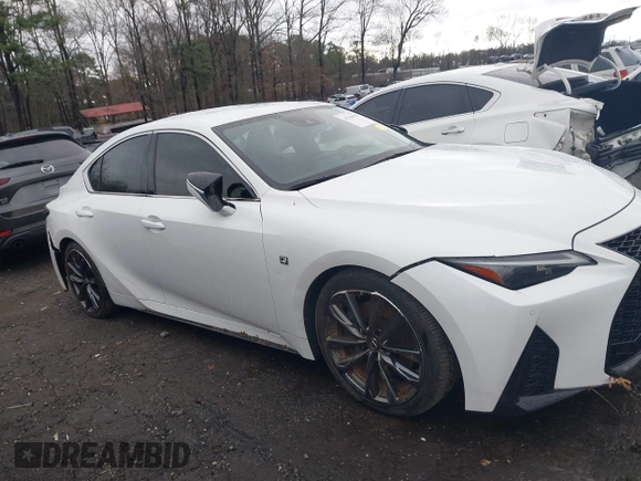 2021 Lexus IS with VIN JTHGZ1B23M5039150, listed as a IAAI auction lot 41228183 with 107,671 mi miles. Bid and sale history available at carsss.com. Image 13.