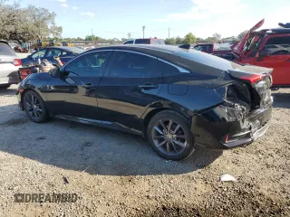 2020 Honda Civic Sedan EX with VIN 19XFC1F38LE010229, listed as a Copart auction lot 52002275 with 62,773 mi miles and Salvage Title. Bid and sale history available at carsss.com. Image 2.