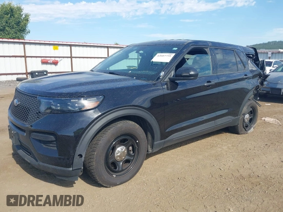 2023 Ford Police Interceptor z VIN 1FM5K8AC8PGB59787, wystawiony jako IAAI lot #42607731 z przebiegiem 23 205 mil mil oraz . Historia ofert i sprzedaży dostępna na DreamBid. Obrazek 2.