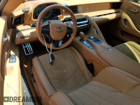 2021 Lexus LC 500h с VIN JTHAP5AY8MA100492, выставлен на аукционе Copart как лот 51966375 с пробегом 12 290 миль миль и Списание • Salvage title. История ставок и продаж доступна на DreamBid. Изображение 8.