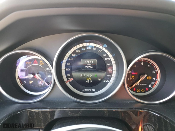 2014 Mercedes-Benz E-Class E 63 AMG S-Model with VIN WDDHF7GB5EA896434, listed as a Copart auction lot 88238905 with 92,986 mi miles and Salvage Title. Bid and sale history available at carsss.com. Image 9.