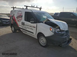 2020 Ram ProMaster City Cargo Van Tradesman with VIN ZFBHRFAB6L6P34013, listed as a Copart auction lot 82695384 with 0 mi miles and Salvage Title. Bid and sale history available at carsss.com. Image 4.
