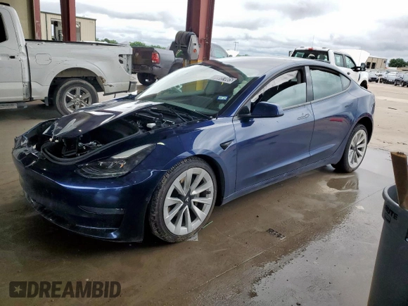 2022 Tesla Model 3 z VIN 5YJ3E1EA7NF289098, wystawiony jako Copart lot #60637005 z przebiegiem 152 060 mil mil oraz Czysty tytuł • Clean title. Historia ofert i sprzedaży dostępna na DreamBid. Obrazek 1.
