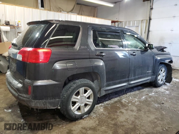 2016 GMC Terrain SLE with VIN 2GKFLSEK3G6129282, listed as a Copart auction lot 44987365 with 125,731 mi miles and Salvage Title. Bid and sale history available at DreamBid. Image 3.