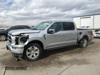 2023 Ford F-150 XL with VIN 1FTFW1E50PFC07580, listed as a Copart auction lot 45456725 with 32,025 mi miles and Salvage Title. Bid and sale history available at carsss.com. Image 1.