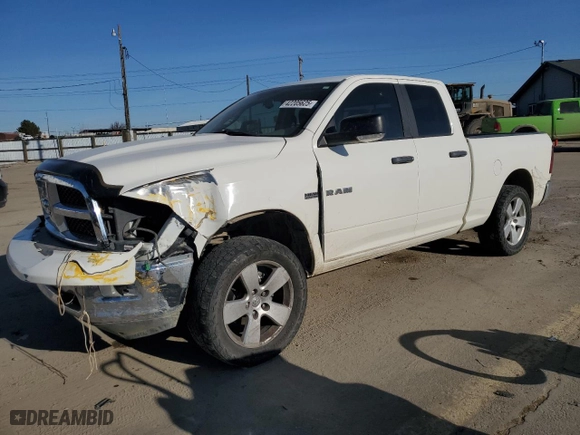 2009 Dodge Ram 1500 SLT with VIN 1D3HV18TX9S743363, listed as a Copart auction lot 42205625 with 164,379 mi miles and Salvage Title. Bid and sale history available at carsss.com. Image 1.