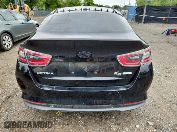 2015 Kia Optima with VIN KNAGM4AD3F5082875, listed as a Copart auction lot 58716825 with 130,627 mi miles and Salvage title. Bid and sale history available at DreamBid. Image 6.
