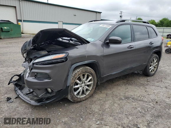 2018 Jeep Cherokee Latitude Tech Connect with VIN 1C4PJMCX8JD588624, listed as a Copart auction lot 59873355 with 108,896 mi miles and Salvage title. Bid and sale history available at DreamBid. Image 1.