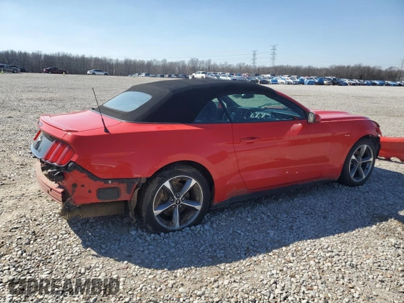 2015 Ford Mustang V6 with VIN 1FATP8EM8F5352554, listed as a Copart auction lot 48236635 with 67,818 mi miles and Salvage title. Bid and sale history available at DreamBid. Image 3.