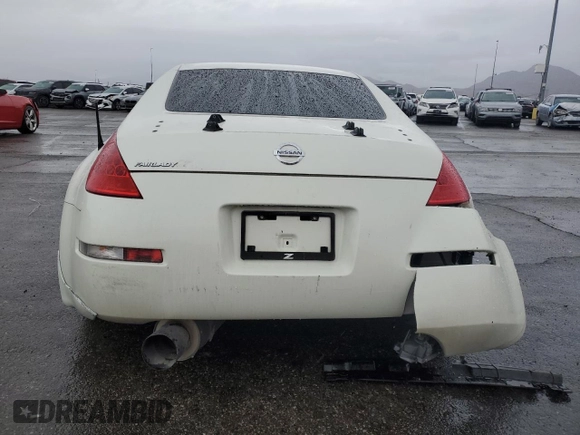 2004 Nissan 350Z Enthusiast with VIN JN1AZ34D94M102763, listed as a Copart auction lot 45170465 with 132,133 mi miles and Salvage Title. Bid and sale history available at DreamBid. Image 6.