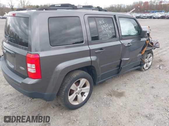 2016 Jeep Patriot High Altitude with VIN 1C4NJPFAXGD582316, listed as a IAAI auction lot 42040774 with 97,148 mi miles and . Bid and sale history available at carsss.com. Image 4.