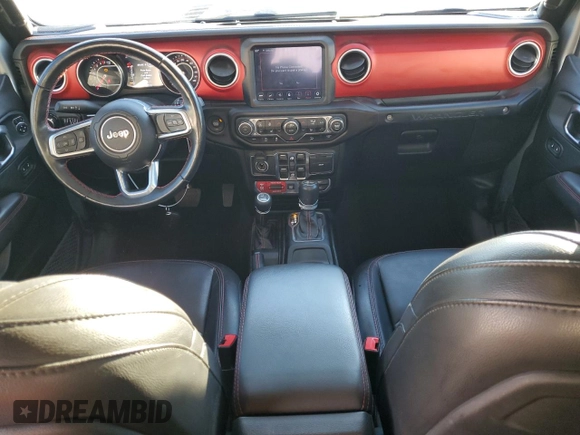 2020 Jeep Wrangler Unlimited Rubicon with VIN 1C4HJXFG6LW309146, listed as a Copart auction lot 88423285 with 65,288 mi miles and Salvage title. Bid and sale history available at DreamBid. Image 8.