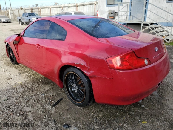 2003 Infiniti G35 Coupe w/Leather with VIN JNKCV54E93M218435, listed as a Copart auction lot 41665965 with 131,987 mi miles and Salvage Title. Bid and sale history available at carsss.com. Image 2.