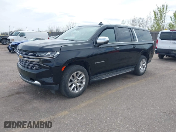 2023 Chevrolet Suburban Premier z VIN 1GNSKFKD3PR472907, wystawiony jako IAAI lot #41993577 z przebiegiem 33 653 mil mil oraz . Historia ofert i sprzedaży dostępna na DreamBid. Obrazek 17.