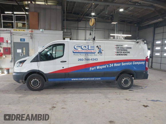 2017 Ford Transit with VIN 1FTYR2ZM0HKA07881, listed as a IAAI auction lot 41540841 with 124,381 mi miles and . Bid and sale history available at DreamBid. Image 15.